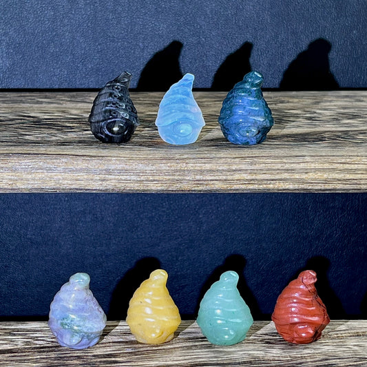 Mini colorful material carvings-Gnomes