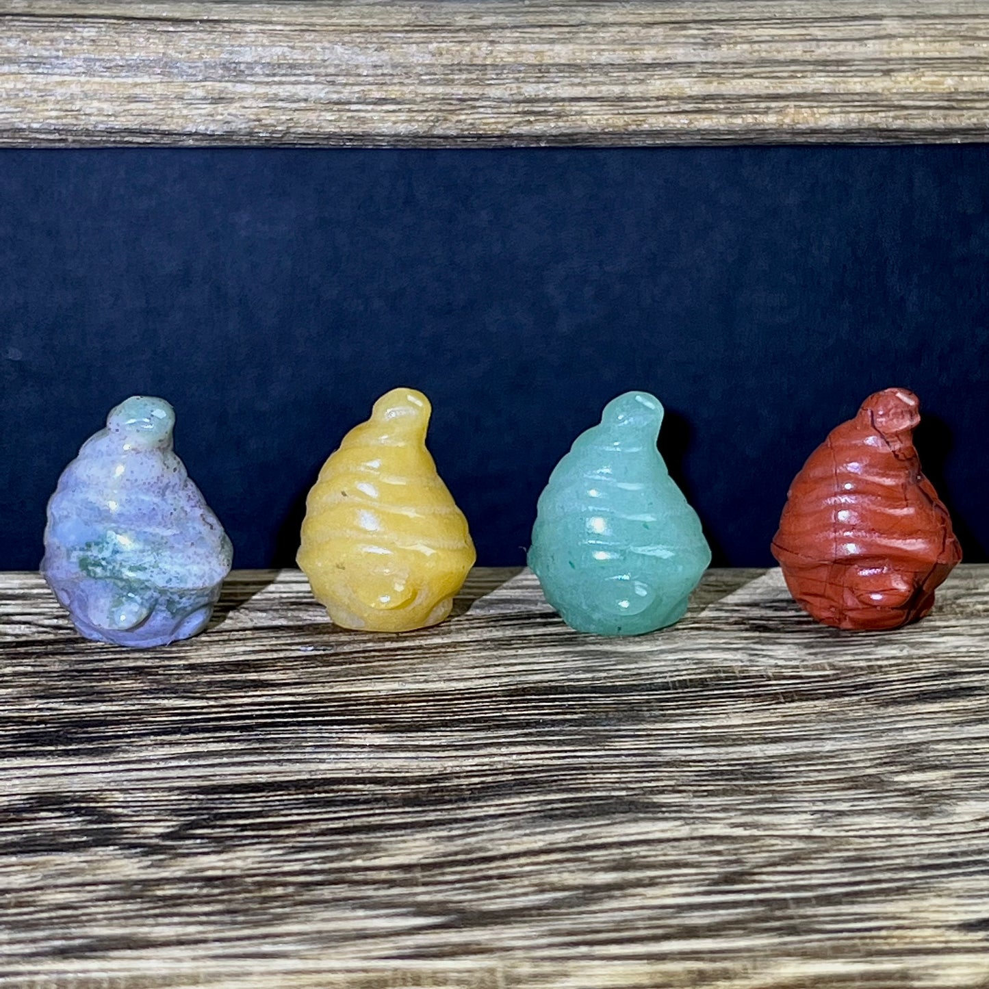 Mini colorful material carvings-Gnomes