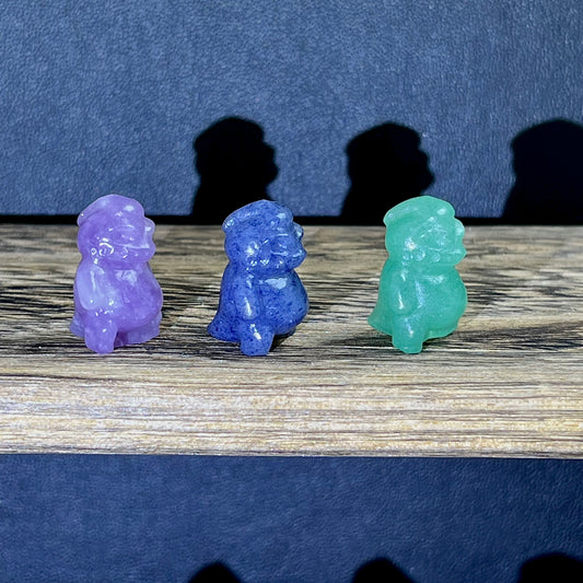 Mini colorful material carvings-Oogie Boogie