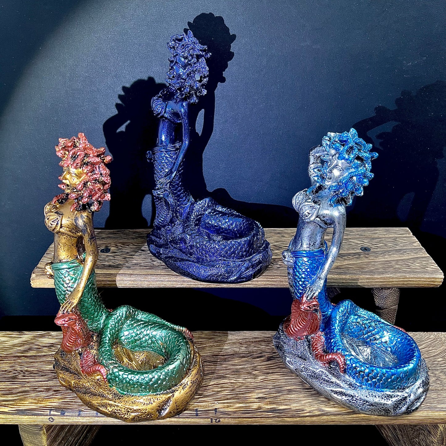 Resin Medusa Sphere Holder