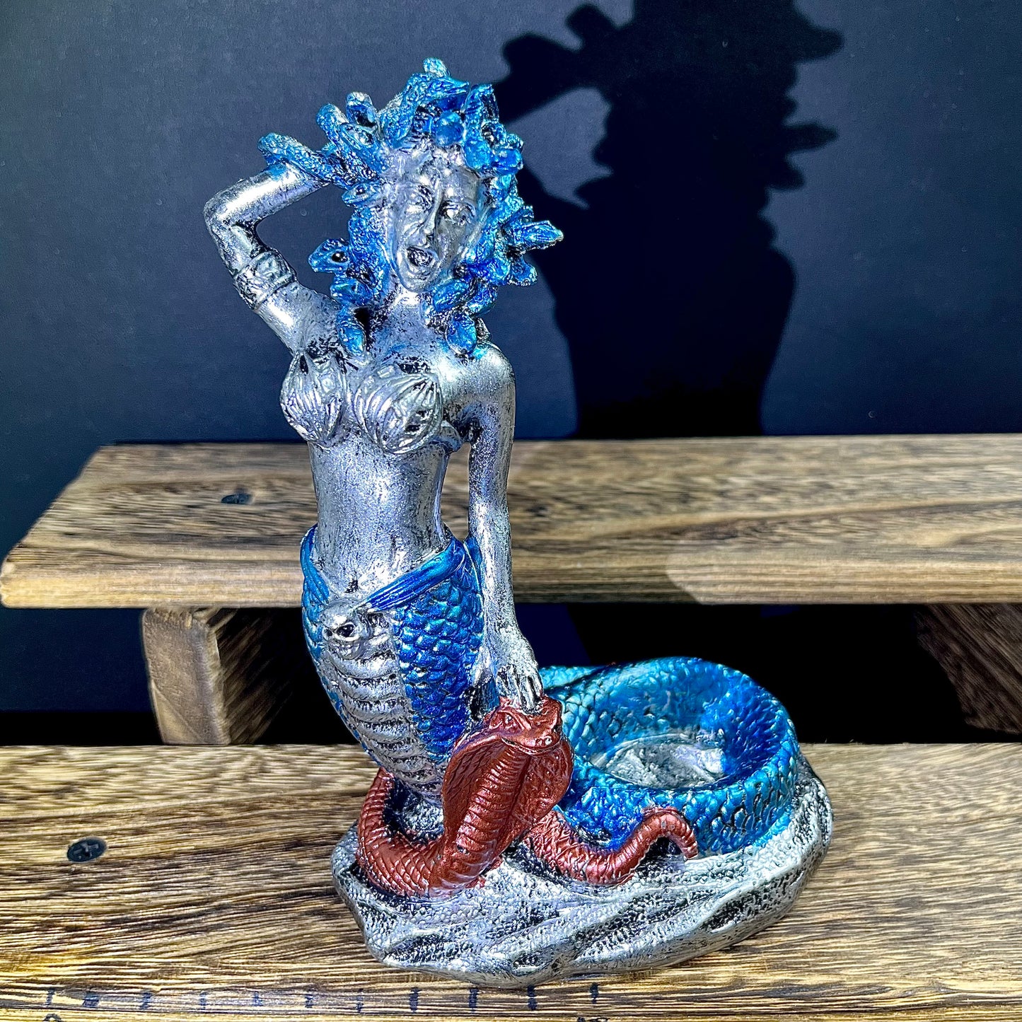 Resin Medusa Sphere Holder