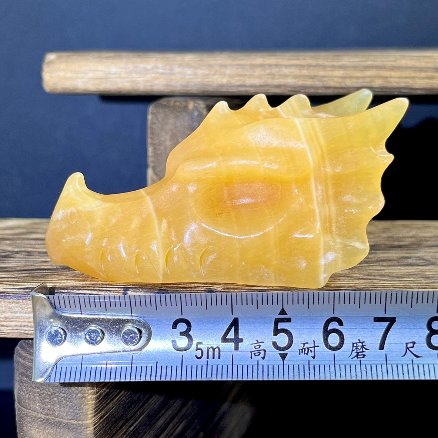 Orange Calcite Dragon Head - Special Price For Sale