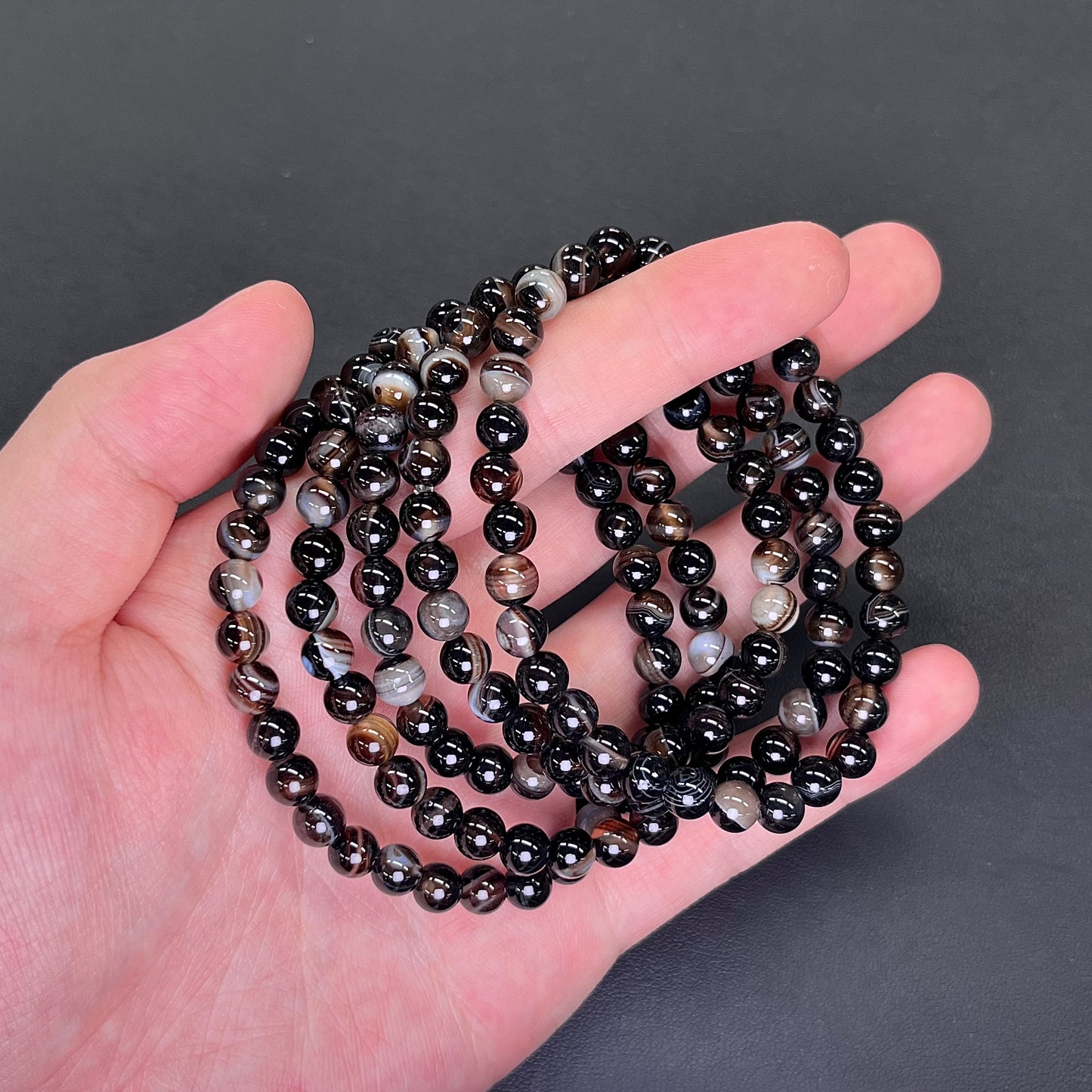 Round Bead Bracelets 6mm