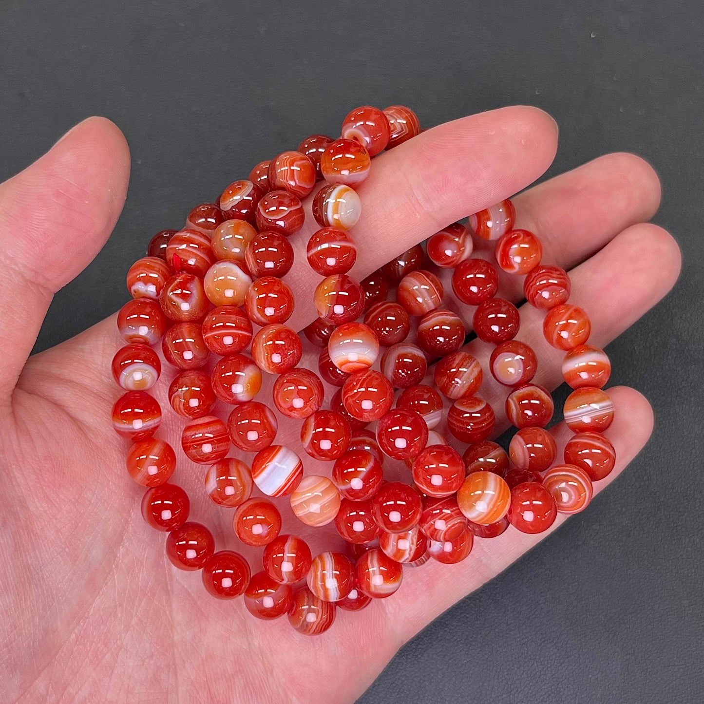 Round Bead Bracelets 8mm