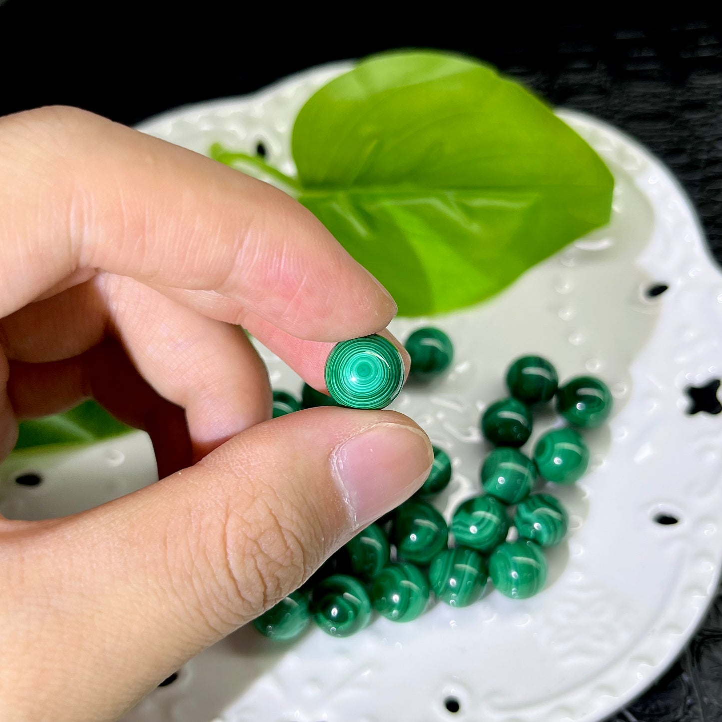 Mini Malachite Sphere