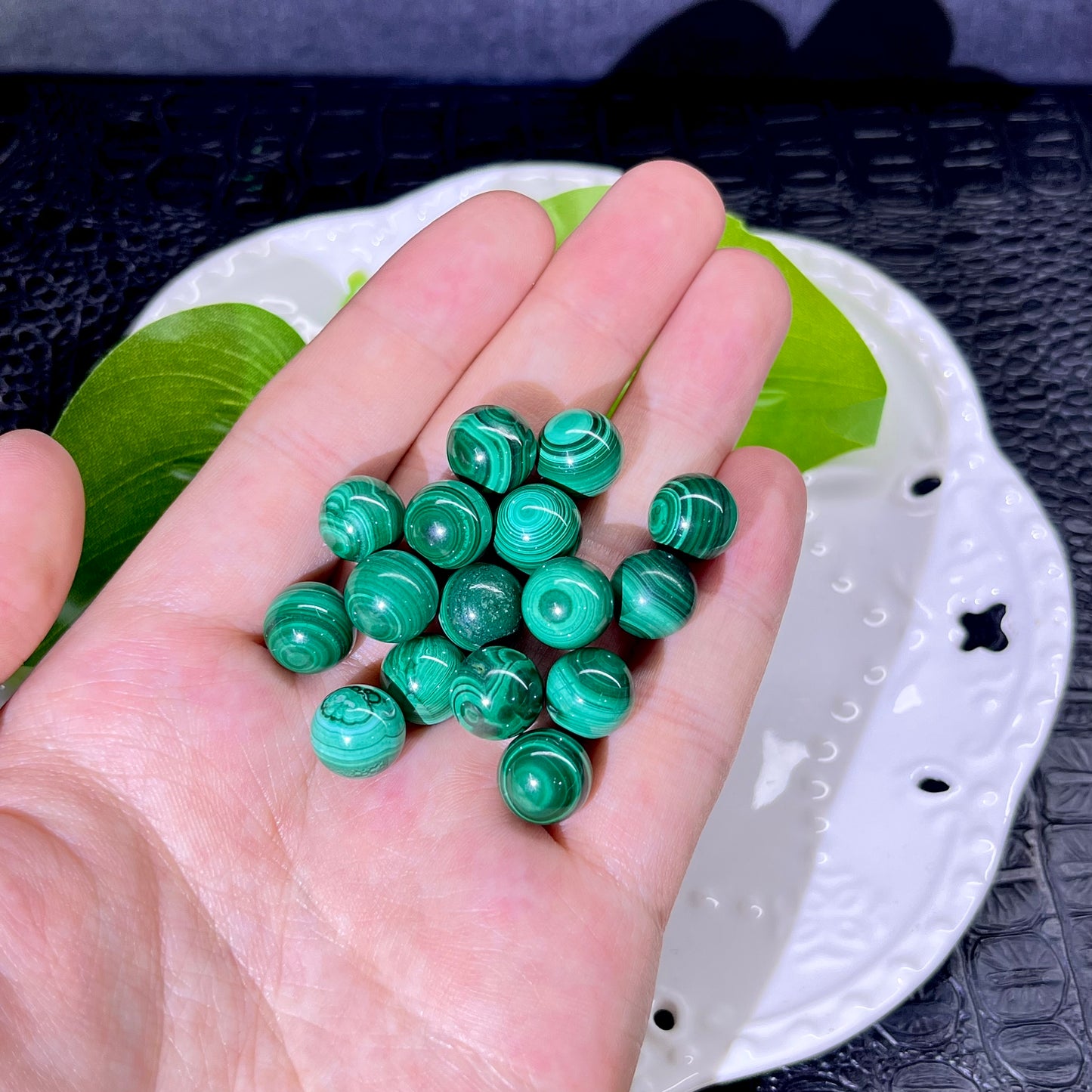 Mini Malachite Sphere