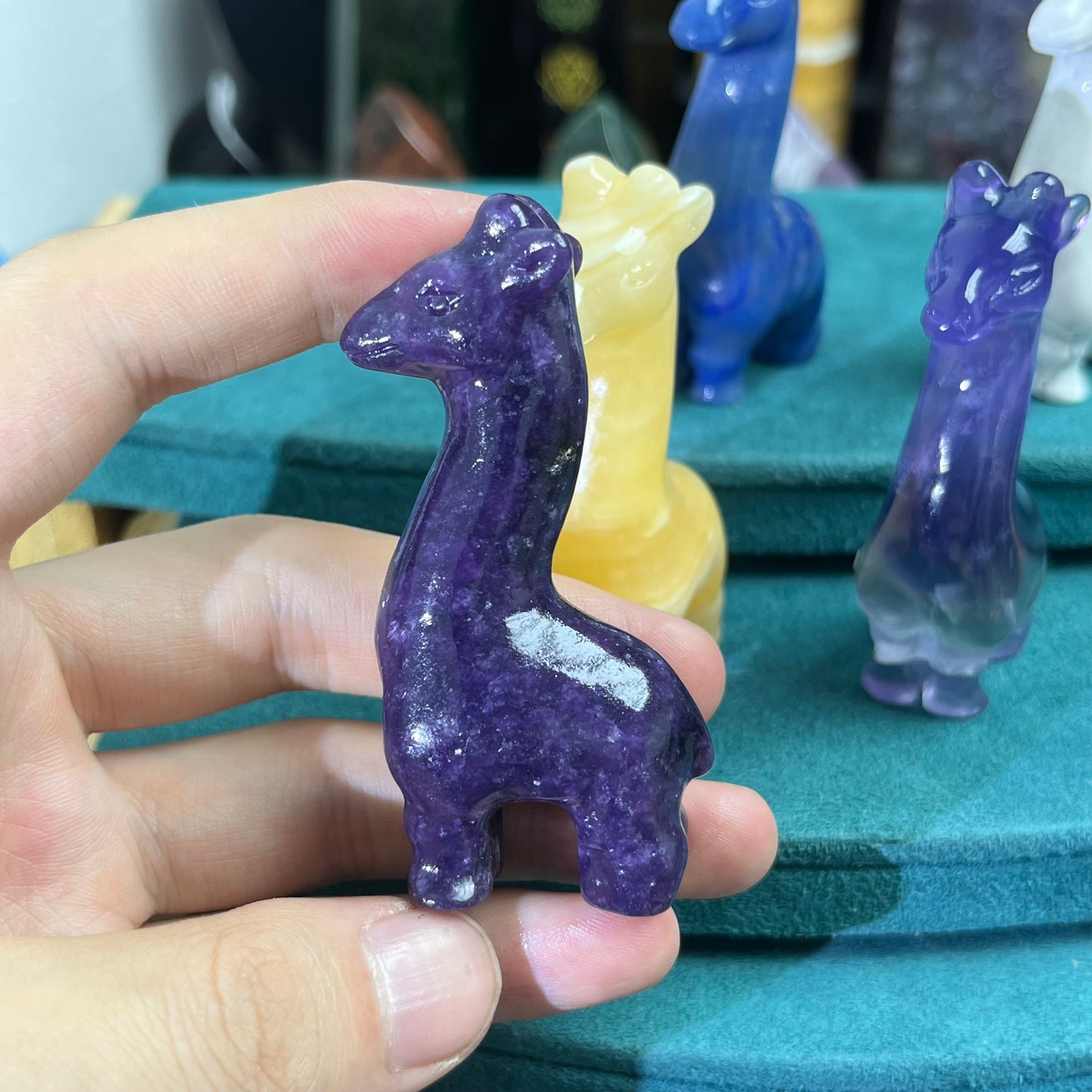 Giraffe carvings