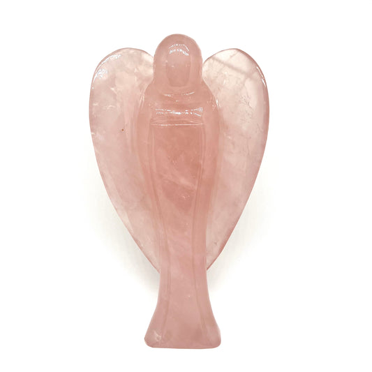 Huge Rose Quartz Angel