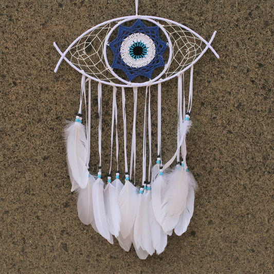 Dream catcher with devil eye