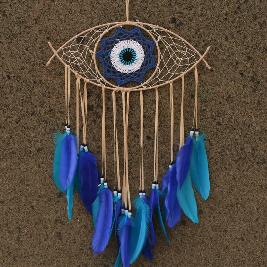 Dream catcher with devil eye