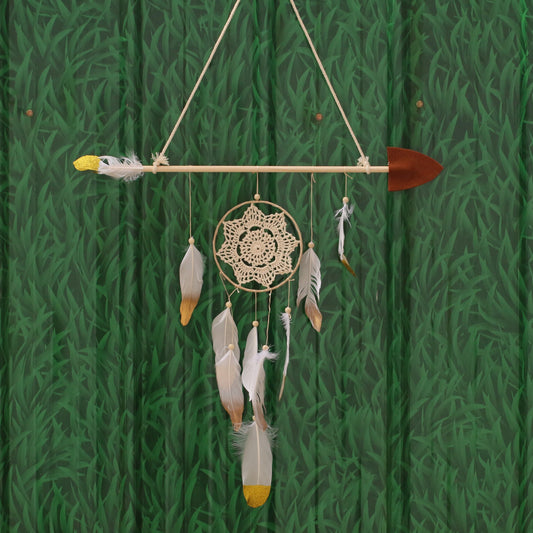 Dream catcher with arrow