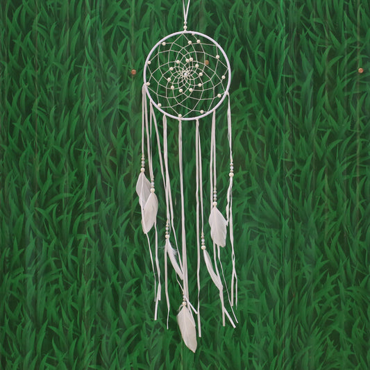 Dream catcher long white