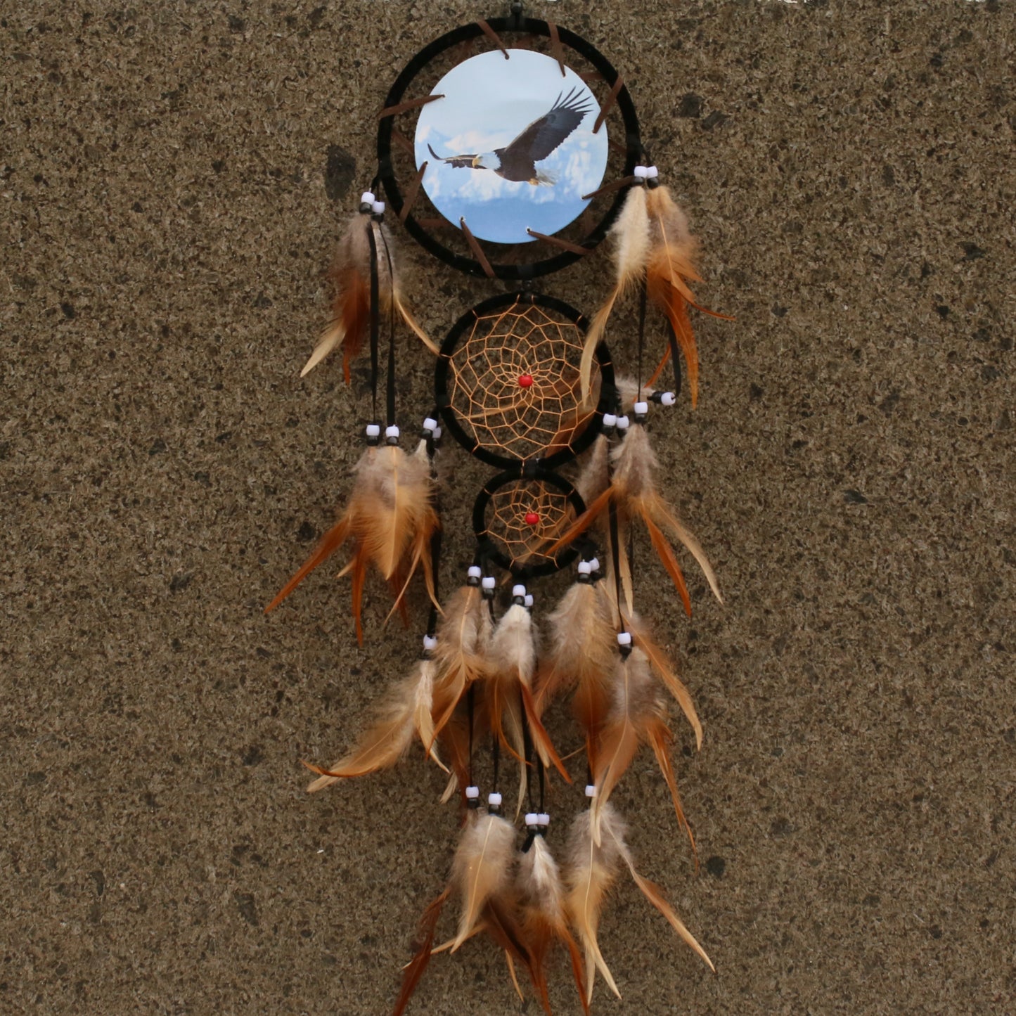 Dream catchers with wolf&eagle