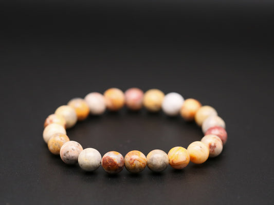 Crazy lace agate bracelets