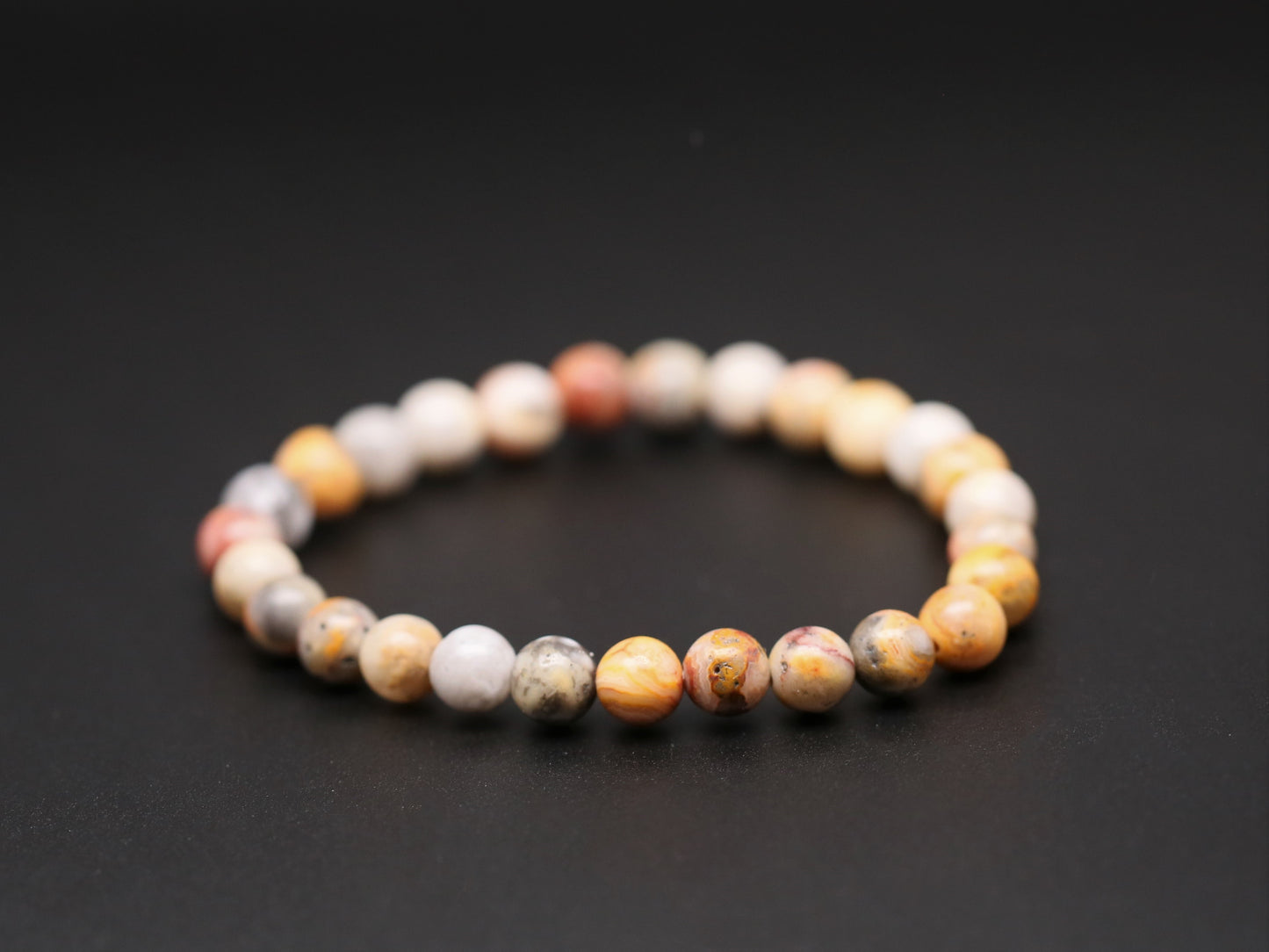 Crazy lace agate bracelets