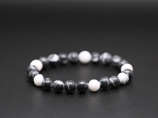 Zebra calcite bracelets