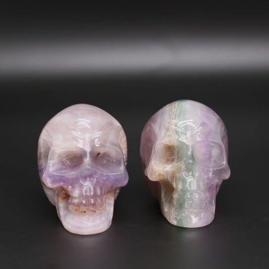 Fluorite skull