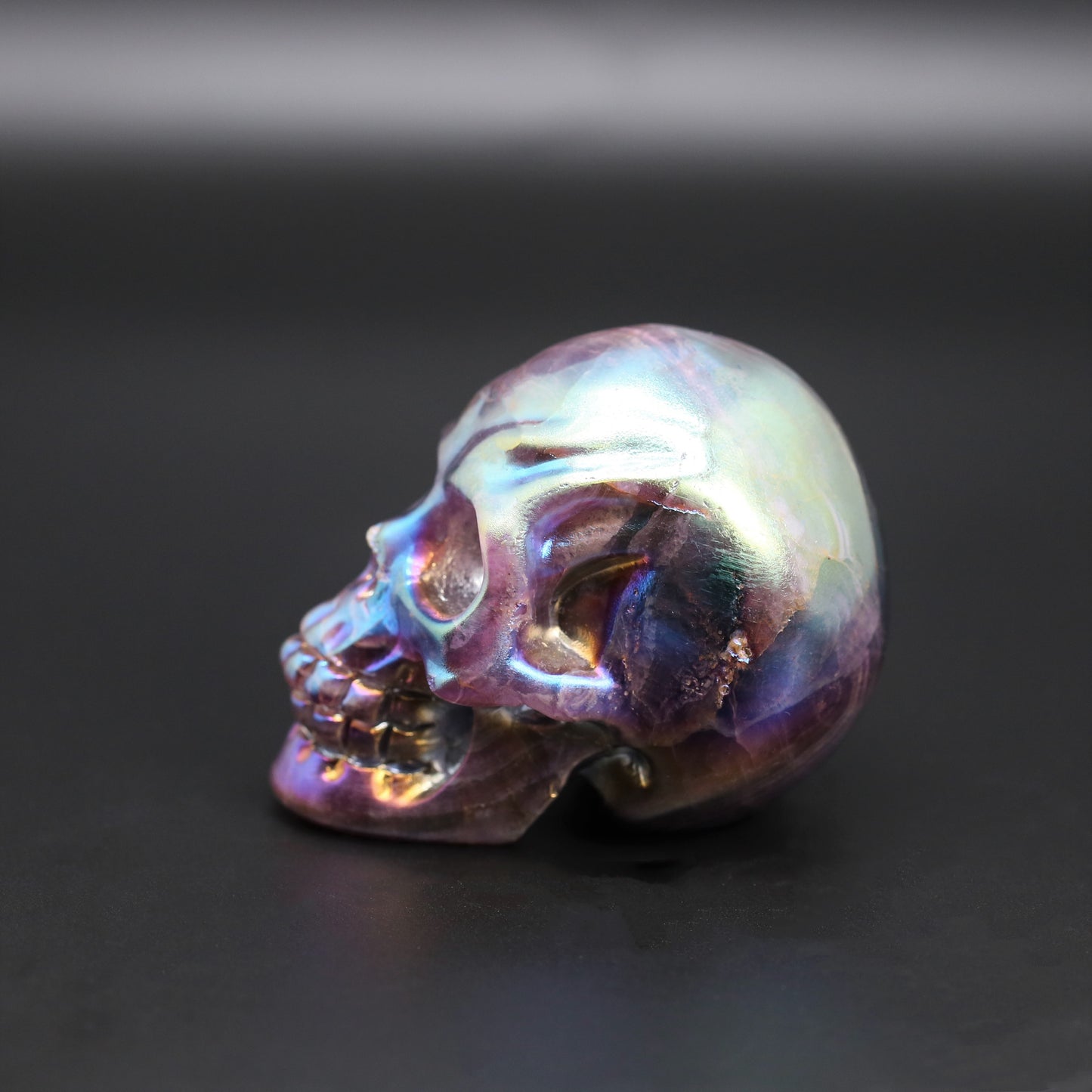 Aura fluorite skull