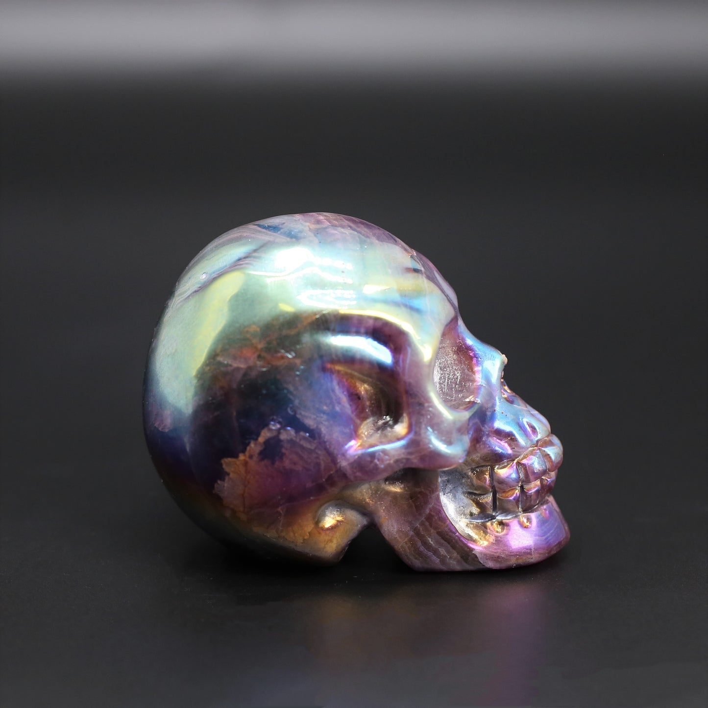 Aura fluorite skull