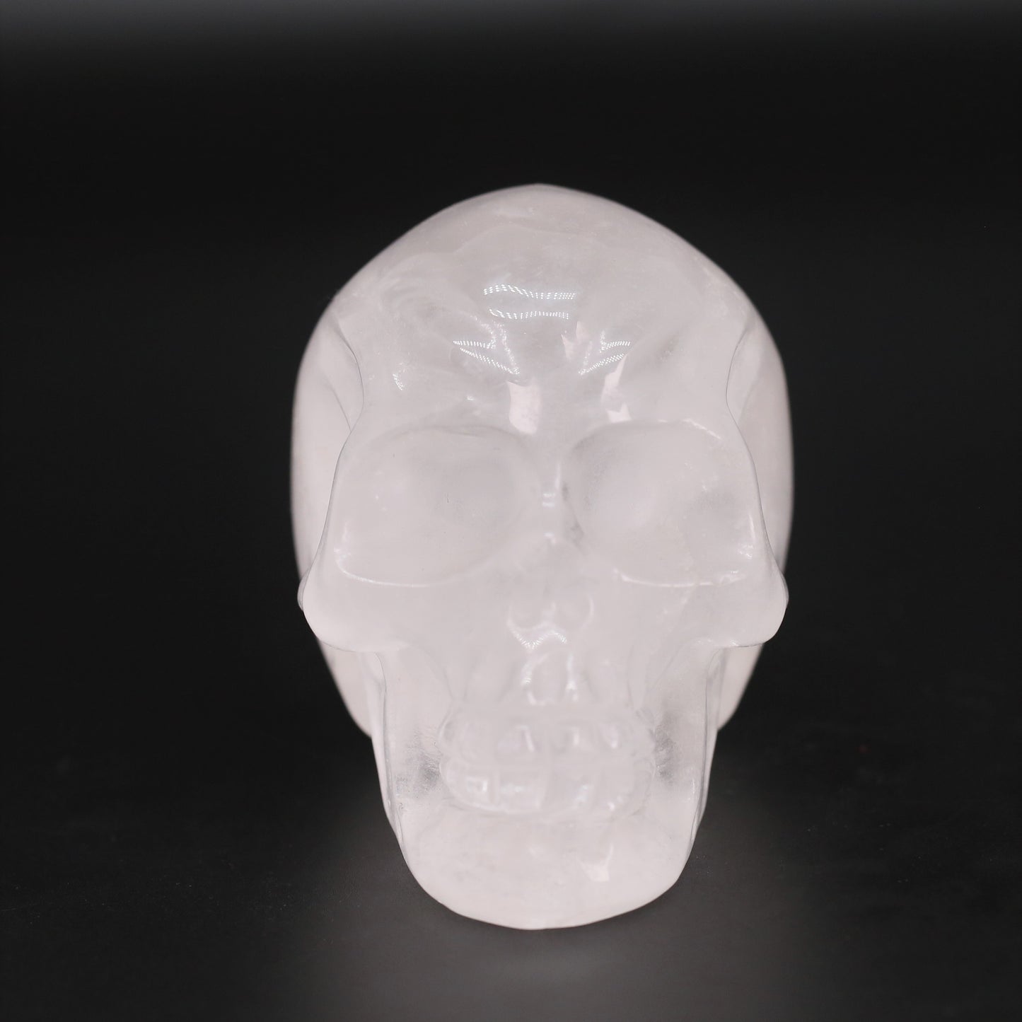 Clear quartz skull