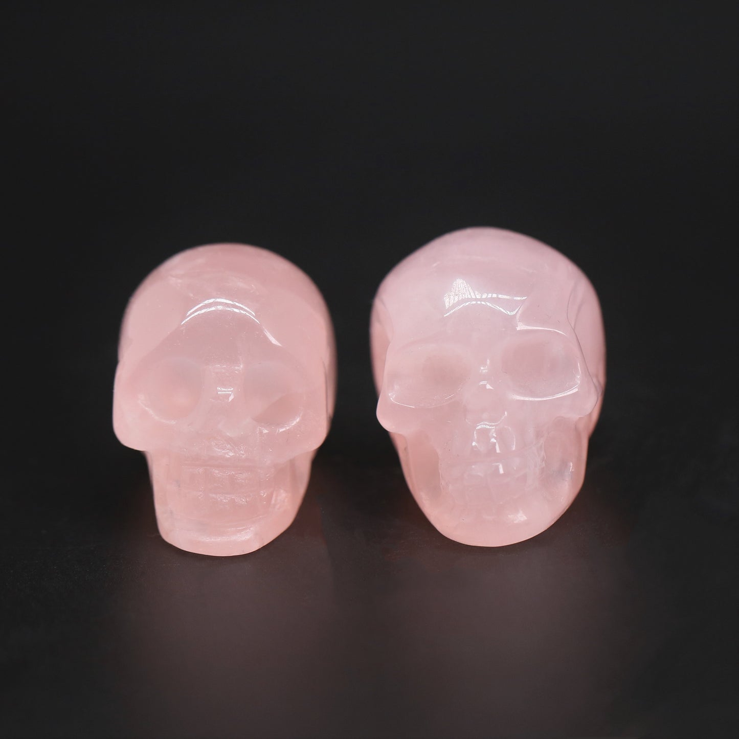 Rose quartz small skull