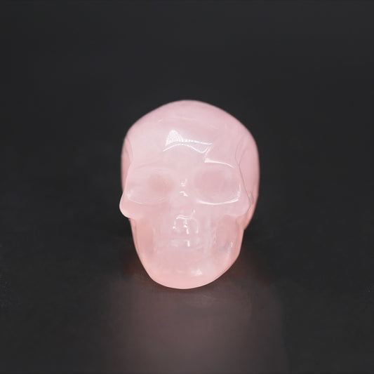 Rose quartz small skull