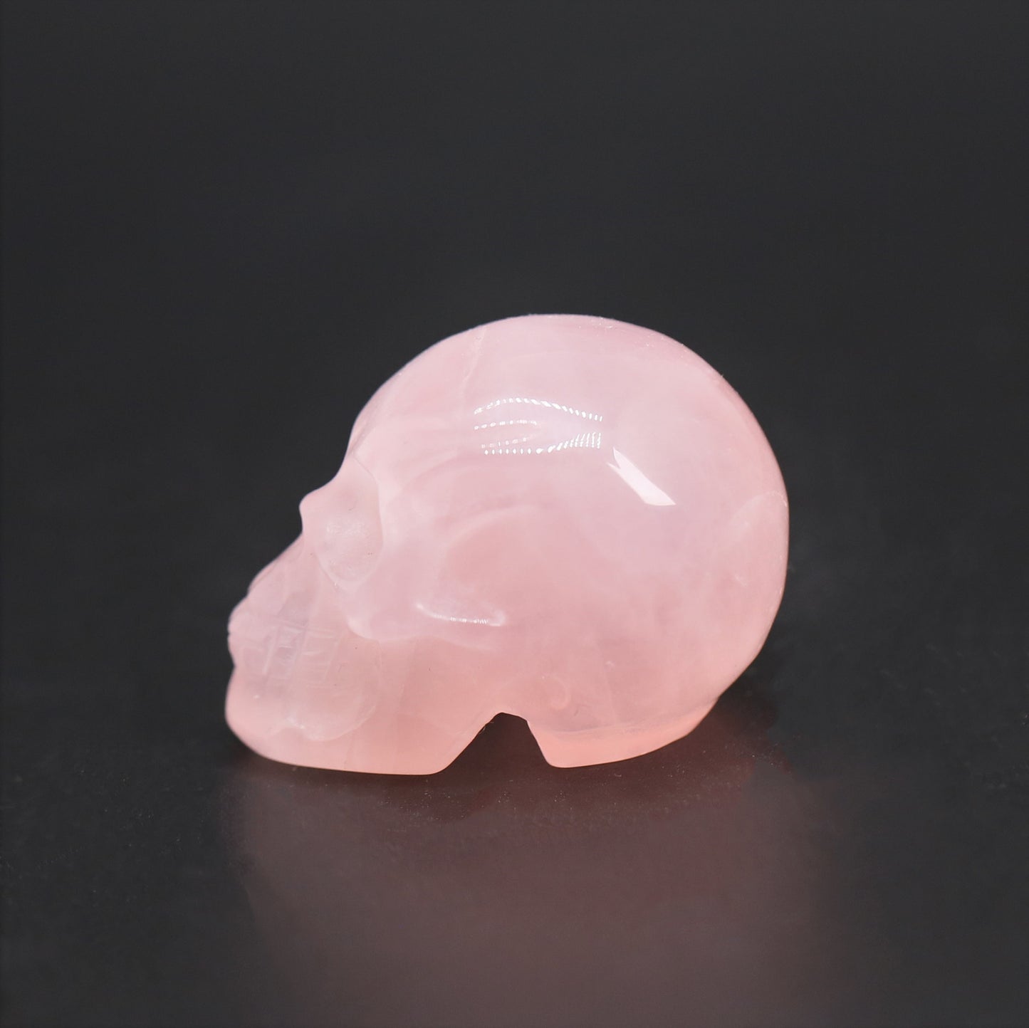 Rose quartz small skull