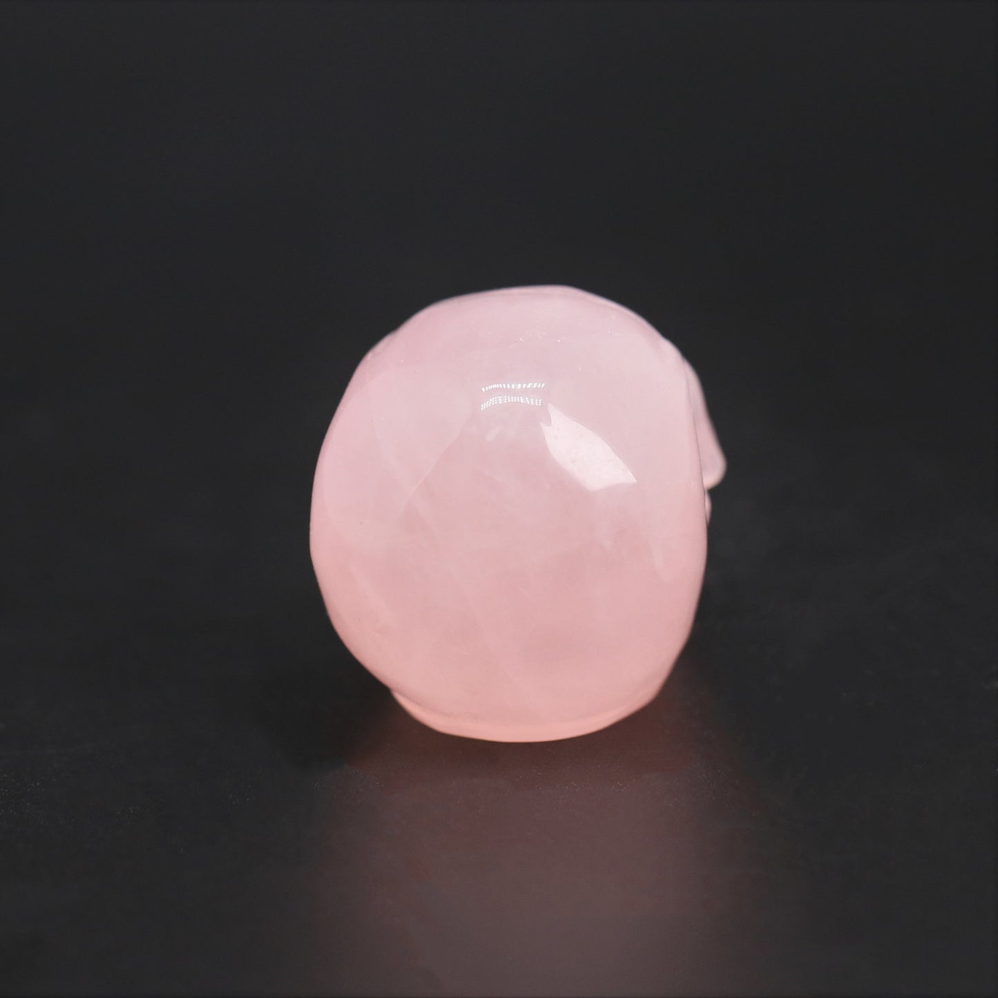 Rose quartz small skull