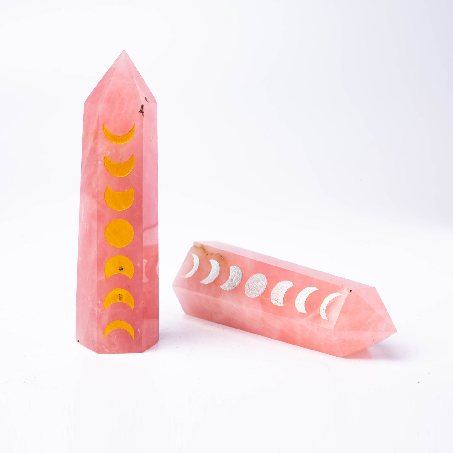 Rose quartz Tower with Prints