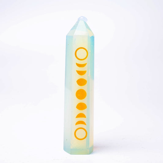 Opalite Tower with prints 4.75 inch