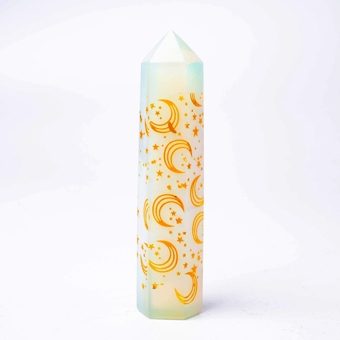 Opalite Tower with prints 4.75 inch