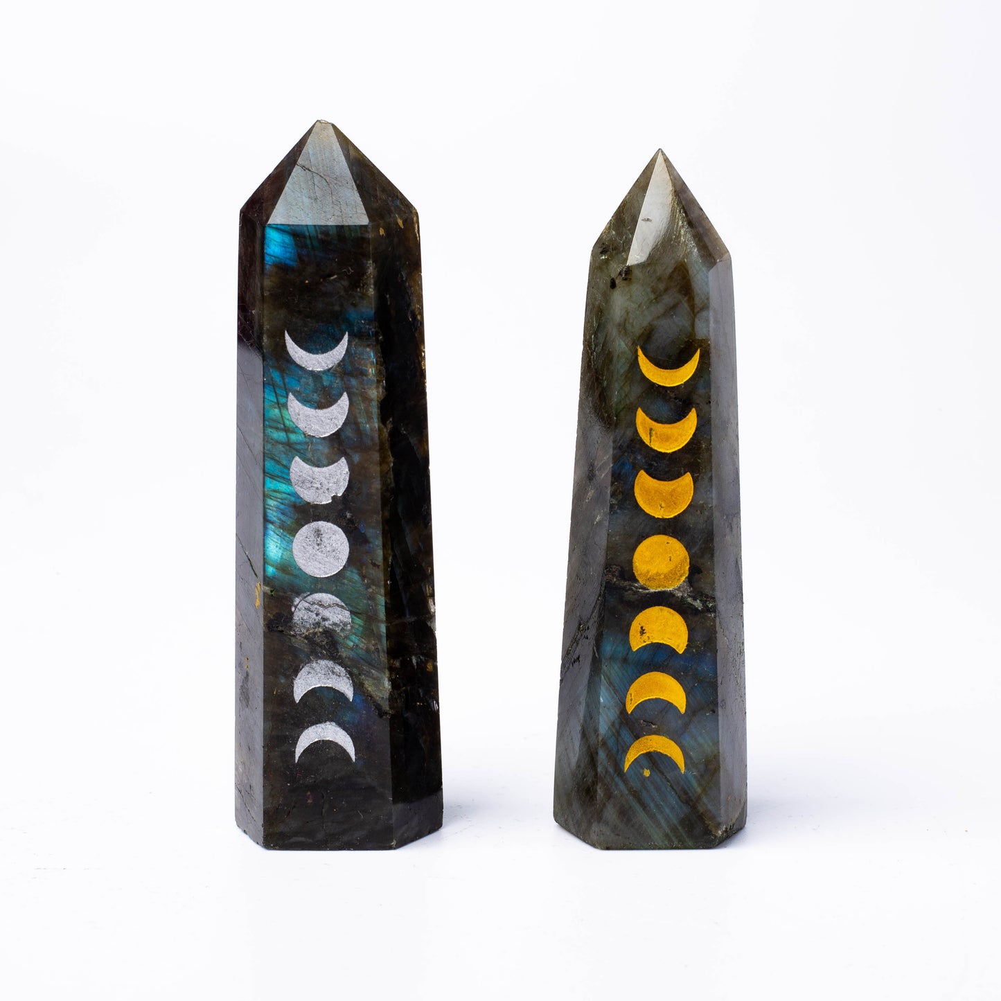 Labradorite Tower with prints