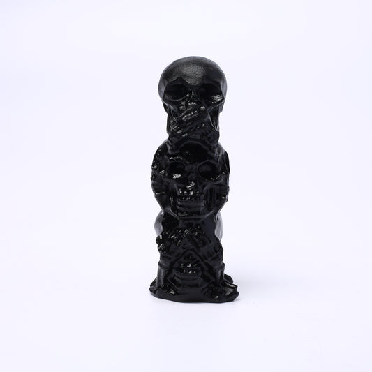 Obsidian skull