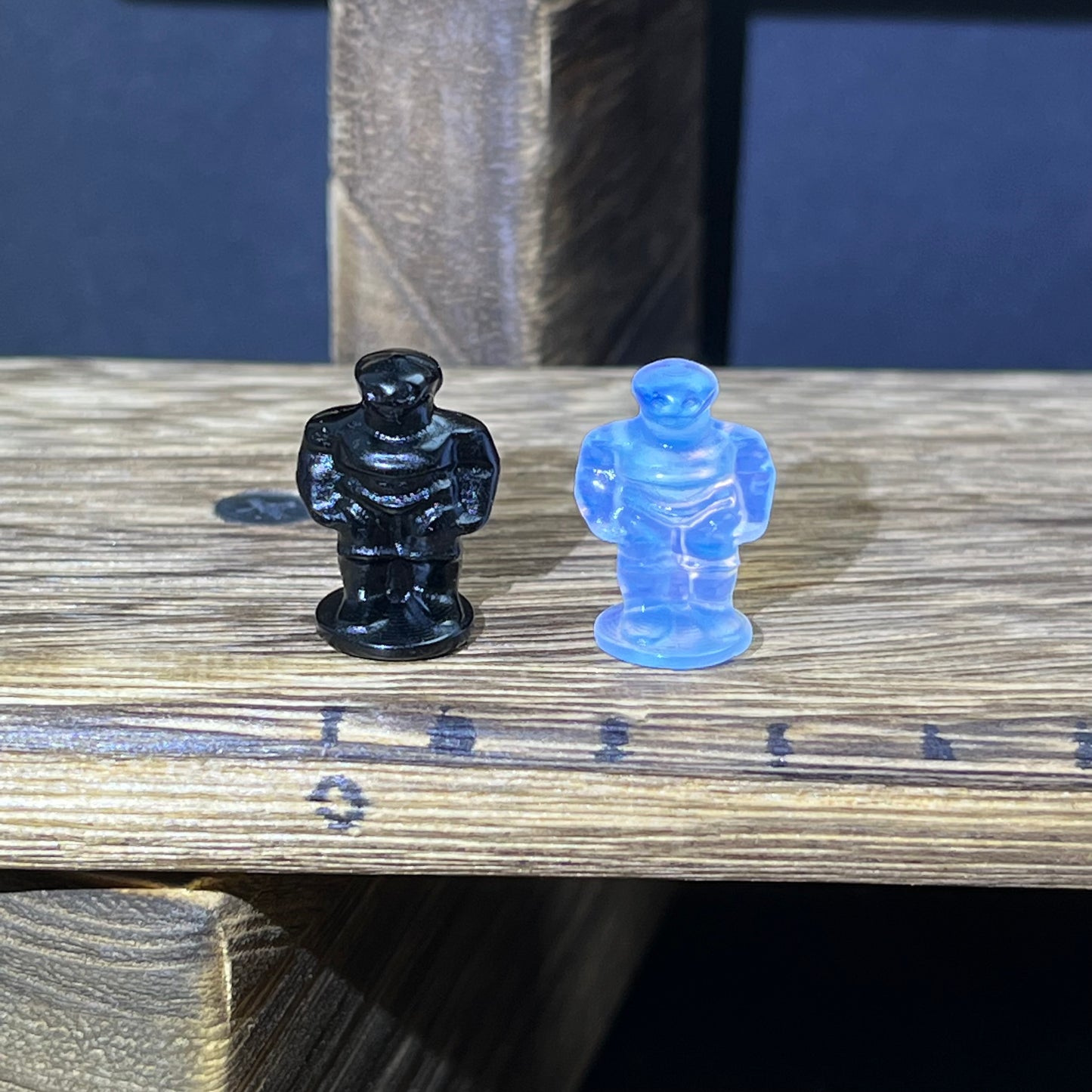 Mini Obsidian and Opalite carvings - Star Wars